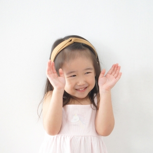 Girl Hairband Cross Basic (GHB8866-BR)